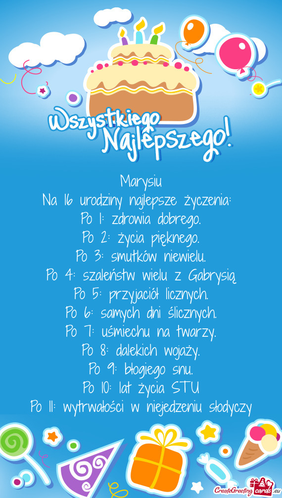 Po 4: szaleństw wielu z Gabrysią