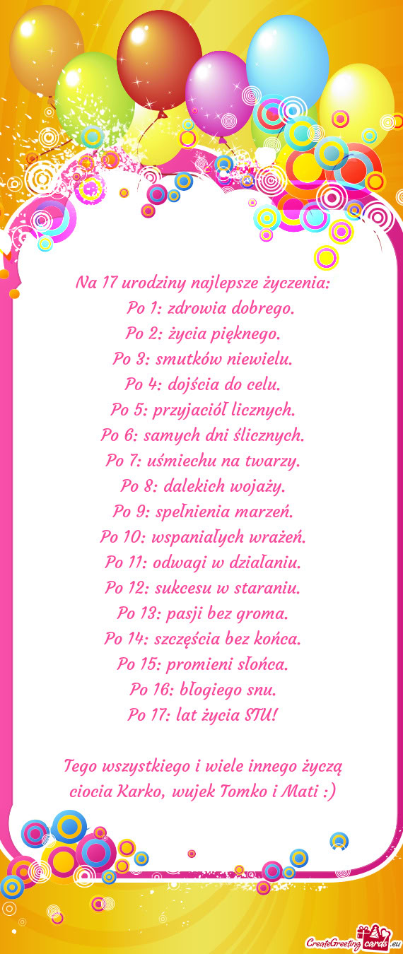 Po 9: spełnienia marzeń