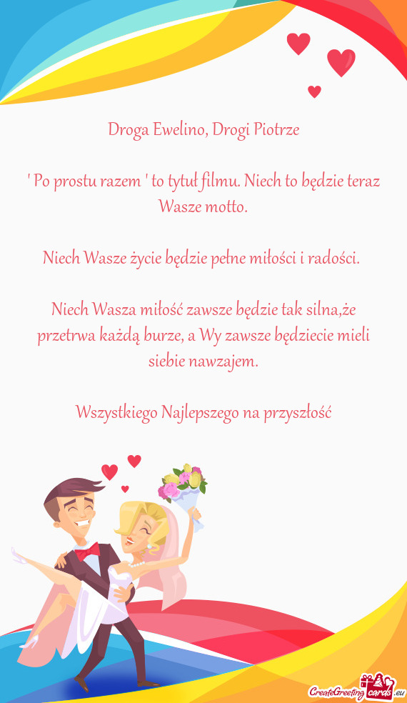 " Po prostu razem " to tytuł filmu. Niech to będzie teraz Wasze motto