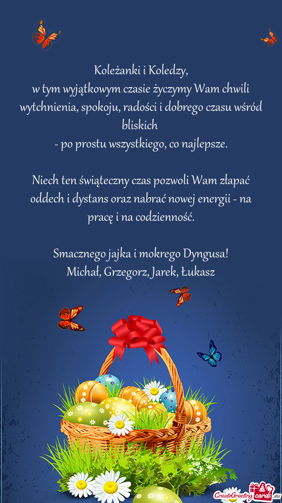 Po prostu wszystkiego, co najlepsze