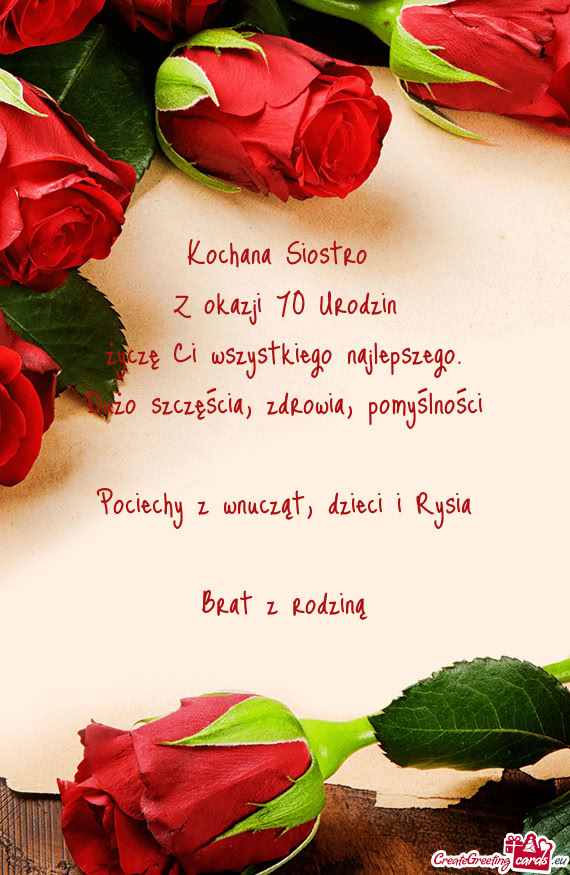 Pociechy z wnucząt, dzieci i Rysia