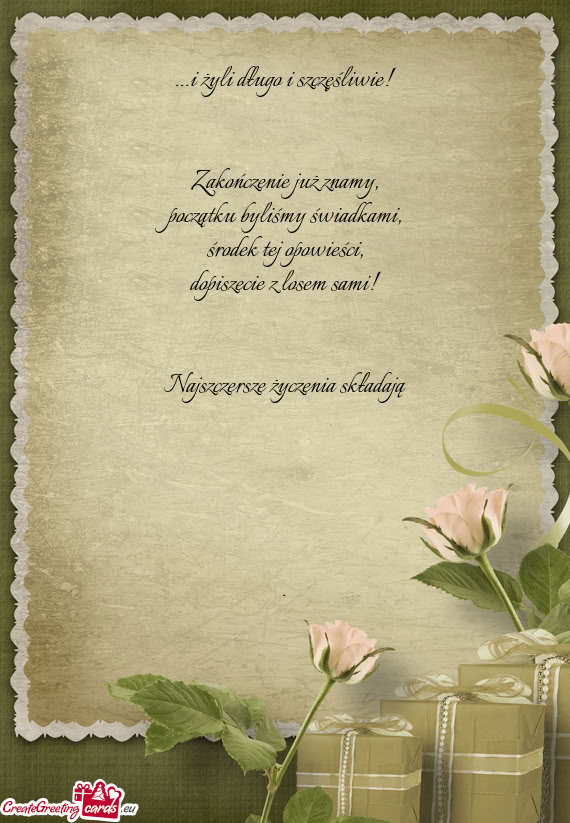 Początku byliśmy świadkami