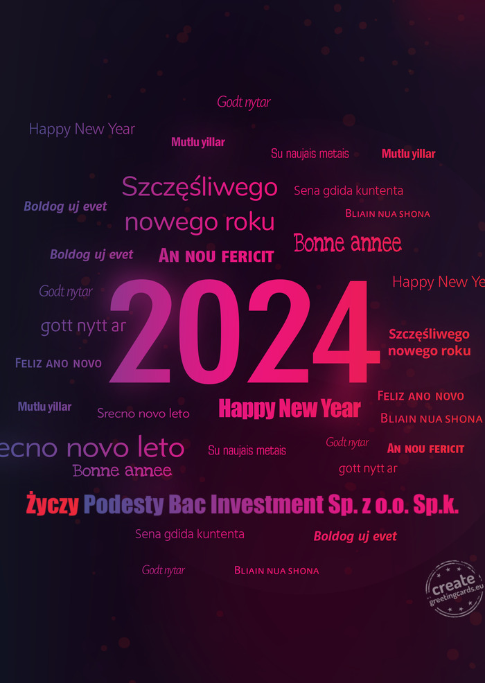 Podesty Bac Investment Sp. z o.o. Sp.k.