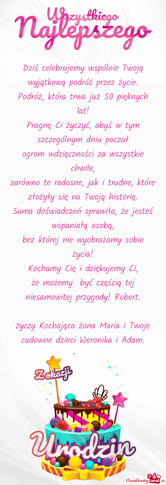 Podróż, która trwa już 50 pięknych lat