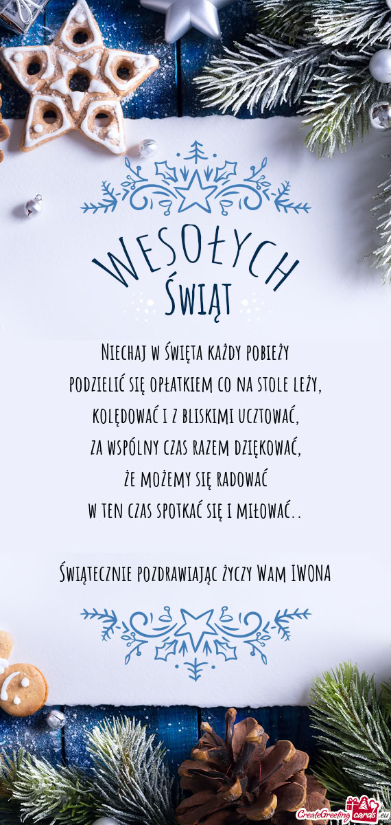 Podzielić się opłatkiem co na stole leży