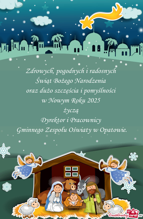 Pogodnych i radosnych Świąt Bożego Narodzenia oraz dużo szczęścia i pomyślności w Now