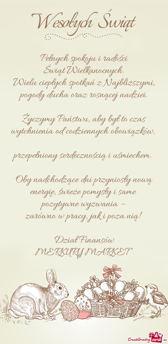 Pogody ducha oraz rosnącej nadziei