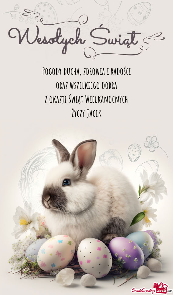 Pogody ducha, zdrowia i radości  oraz wszelkiego dobra  z okazji Świąt