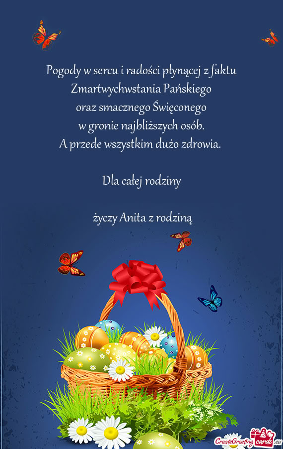 Pogody w sercu i radości płynącej z faktu  Zmartwychwstania Pańskiego