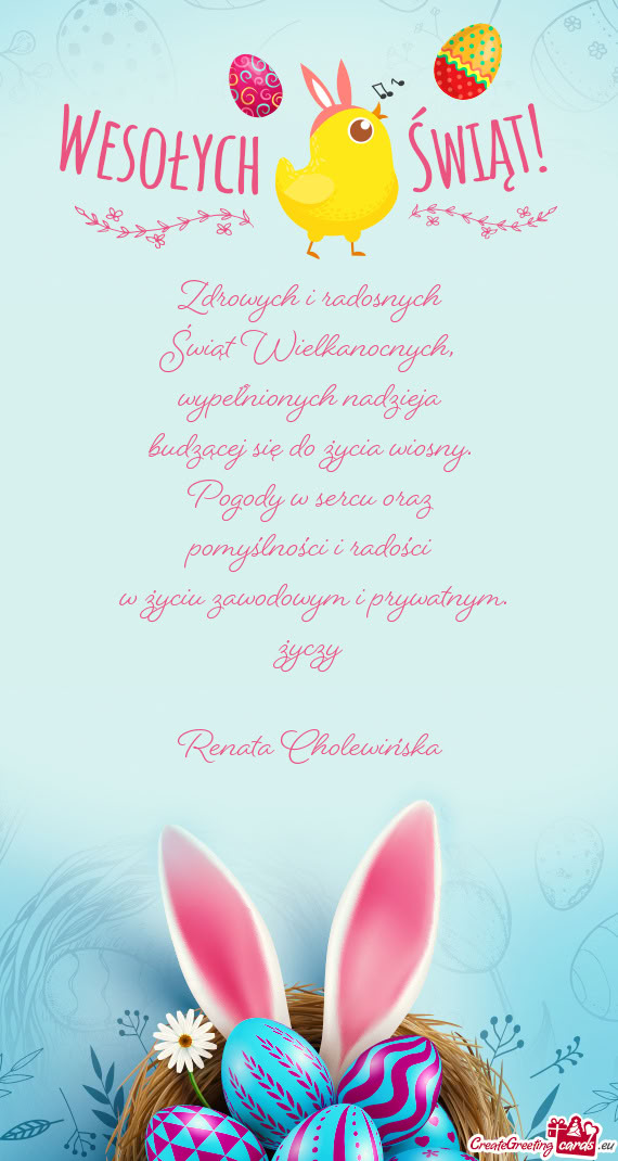 Pogody w sercu oraz pomyślności i radości w życiu zawodowym i prywatnym