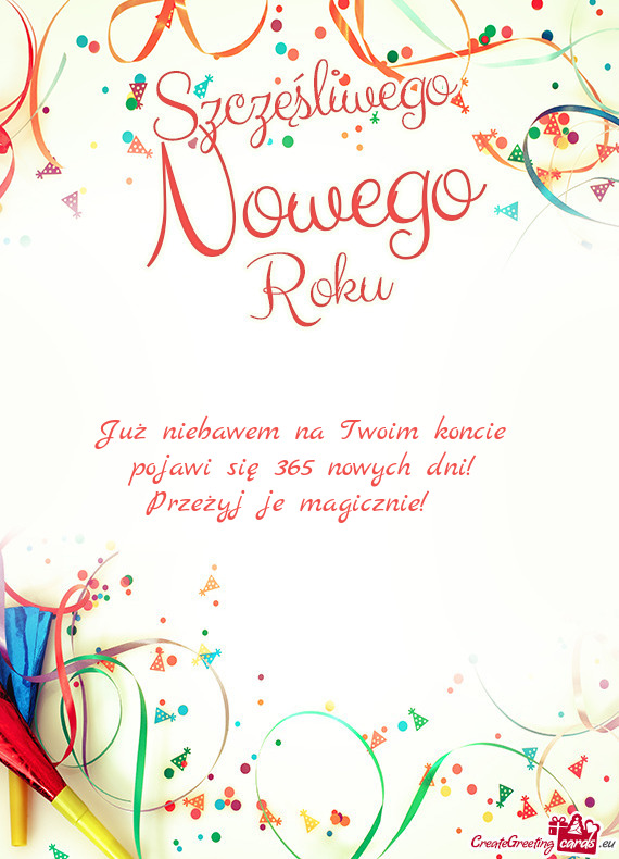 Pojawi się 365 nowych dni