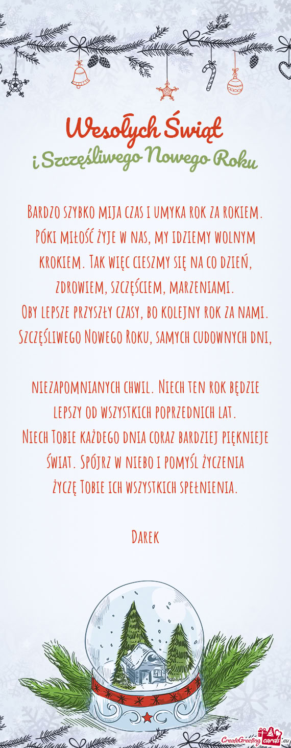 Póki miłość żyje w nas, my idziemy wolnym krokiem. Tak więc cieszmy się na co dzień