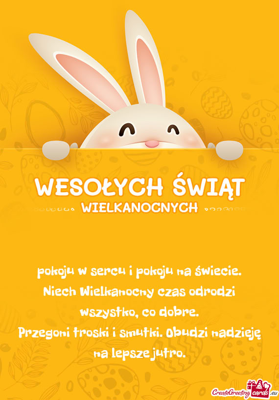 Pokoju w sercu i pokoju na świecie