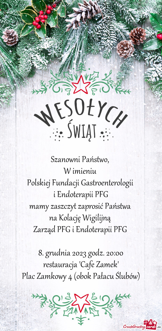 Polskiej Fundacji Gastroenterologii