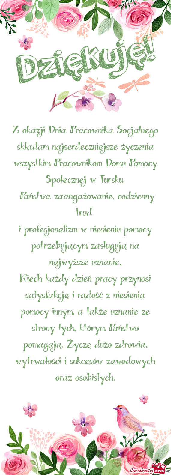 Pomocy Społecznej w Tursku