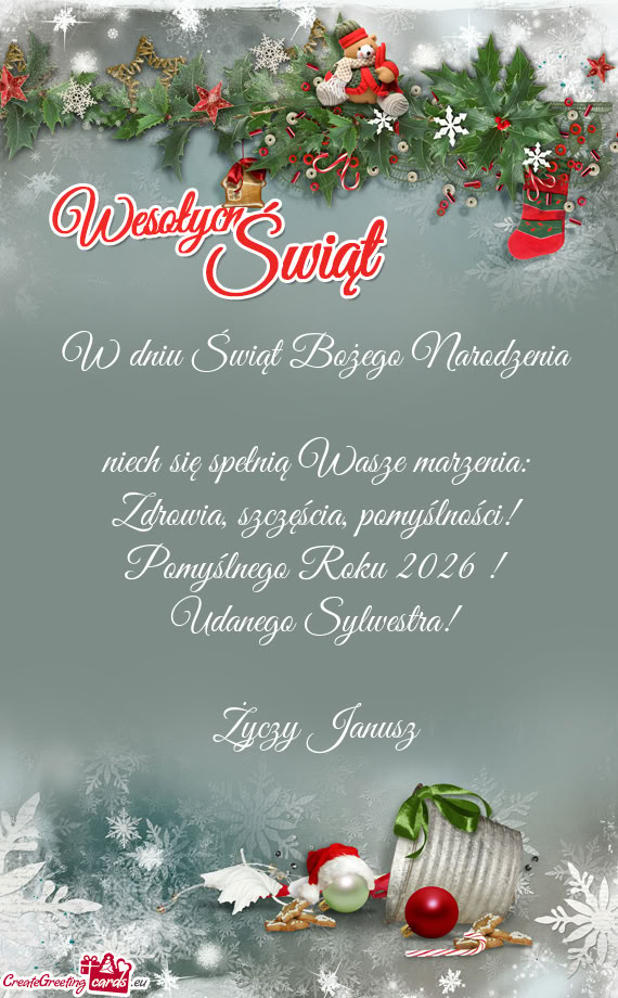Pomyślnego Roku 2026