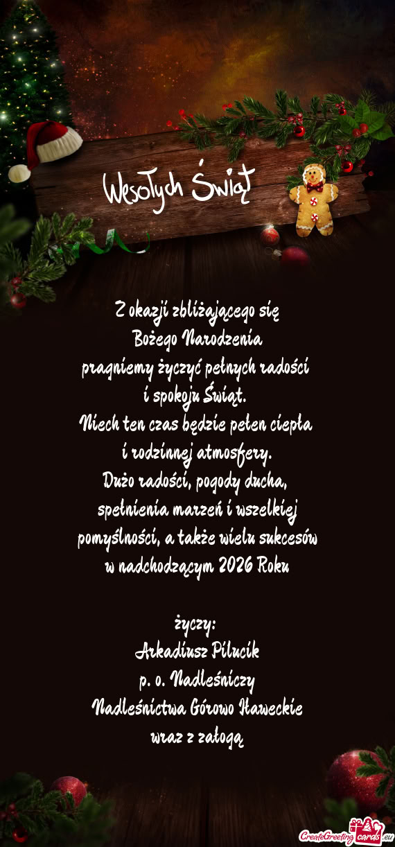 Pomyślności, a także wielu sukcesów