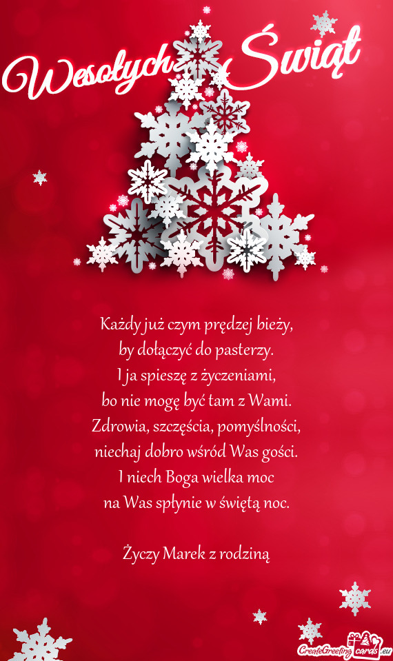 Pomyślności, niechaj