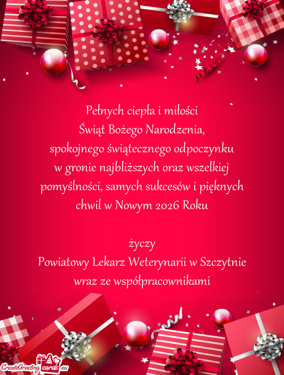 Pomyślności, samych sukcesów i pięknych