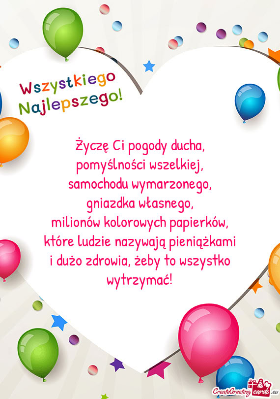 Pomyślności wszelkiej