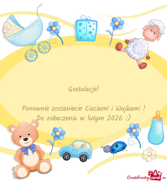 Ponownie zostaniecie Ciociami i Wujkami