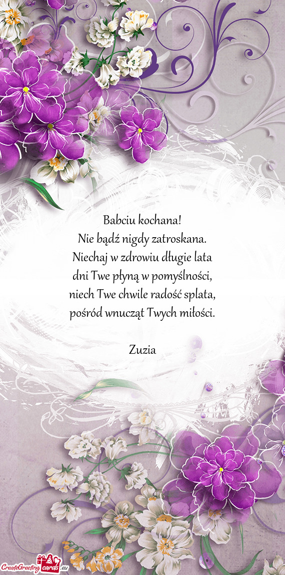 Pośród wnucząt Twych miłości