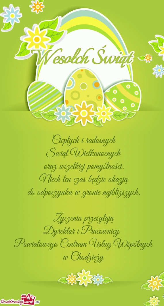 Powiatowego Centrum Usług Wspólnych w Chodzieży