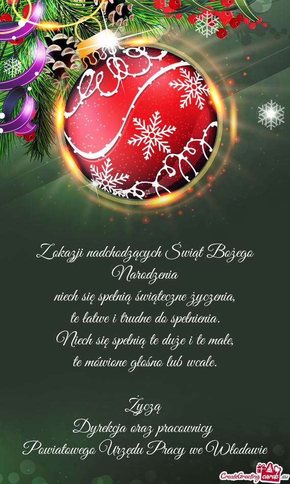 Powiatowego Urzędu Pracy we Włodawie