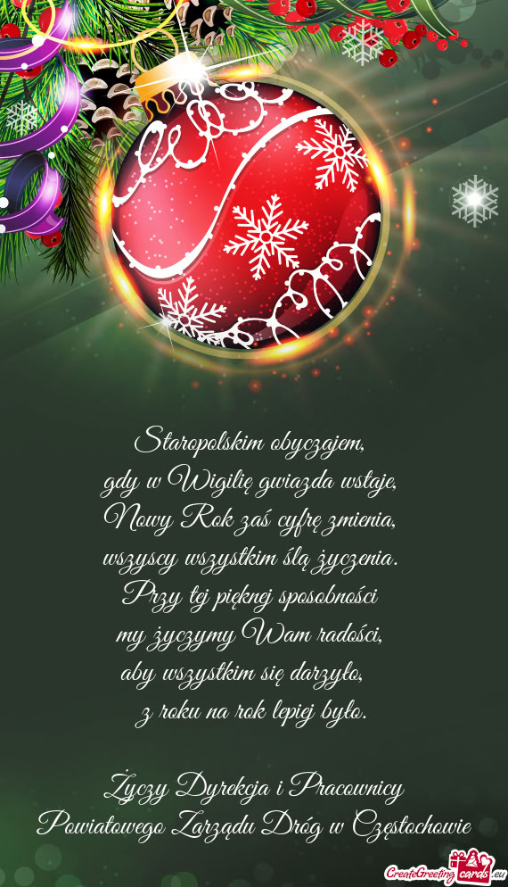 Powiatowego Zarządu Dróg w Częstochowie