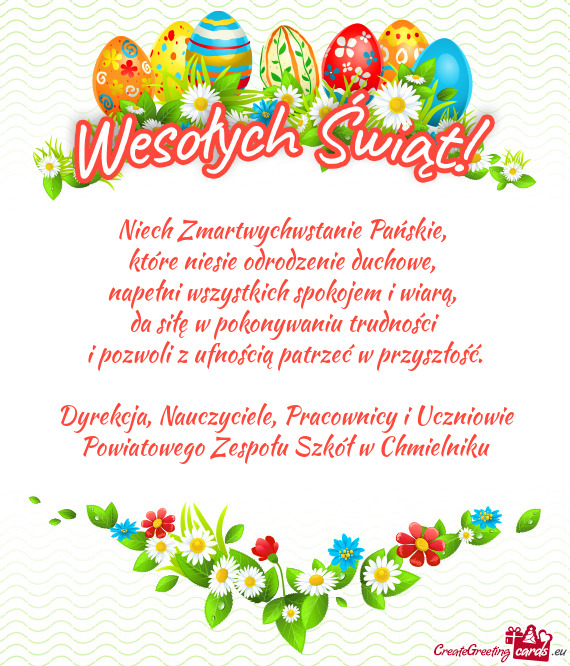 Powiatowego Zespołu Szkół w Chmielniku