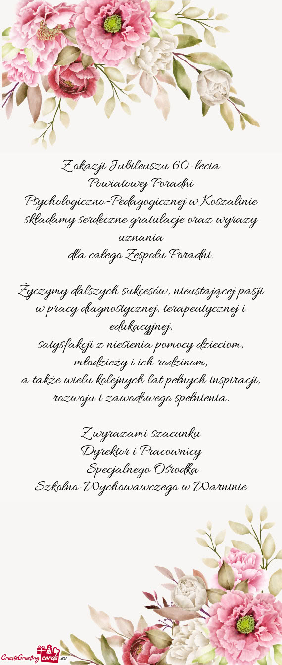 Powiatowej Poradni Psychologiczno-Pedagogicznej w Koszalinie