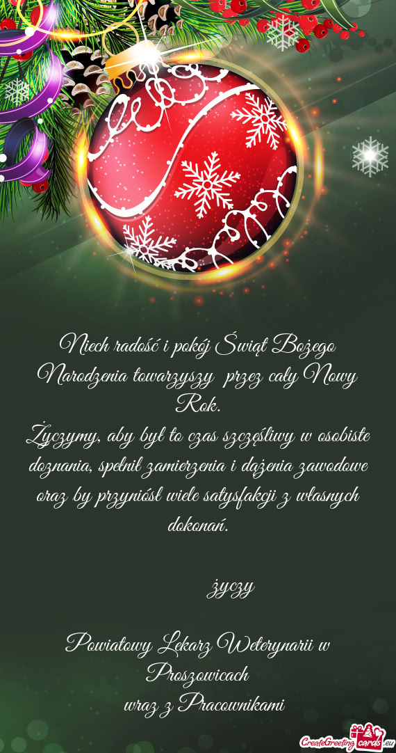 Powiatowy Lekarz Weterynarii w Proszowicach