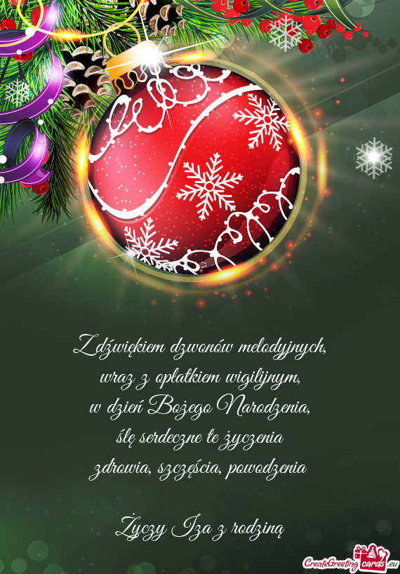 Powodzenia Iza z rodziną