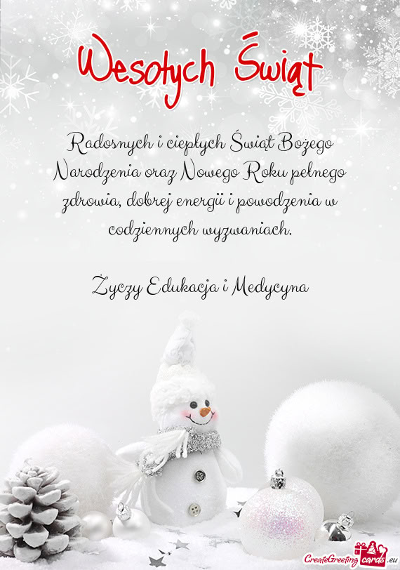 Powodzenia w codziennych wyzwaniach