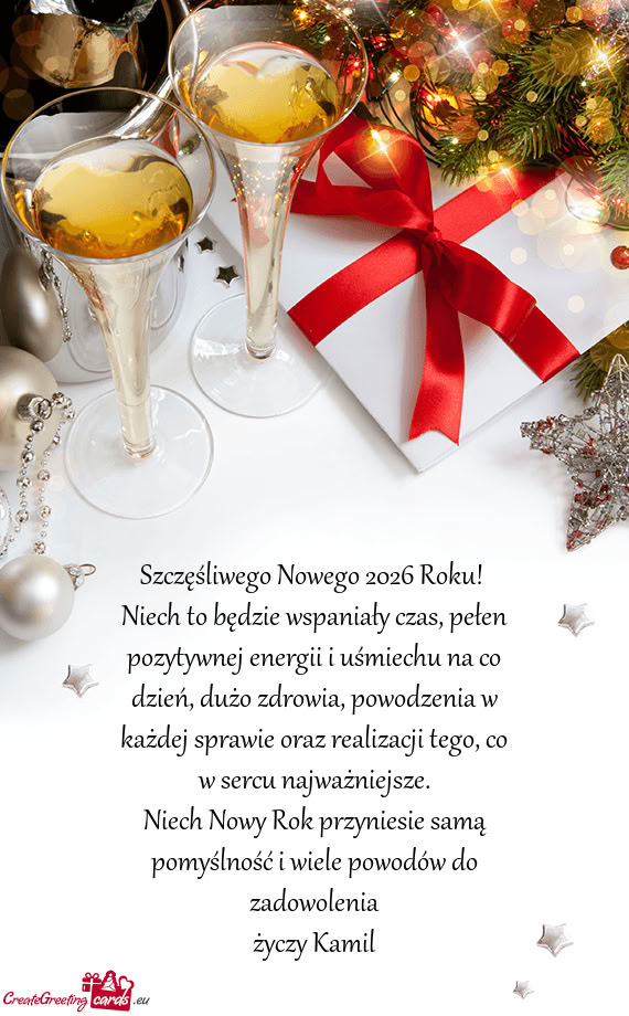 Powodzenia w każdej sprawie oraz realizacji tego, co w sercu najważniejsze