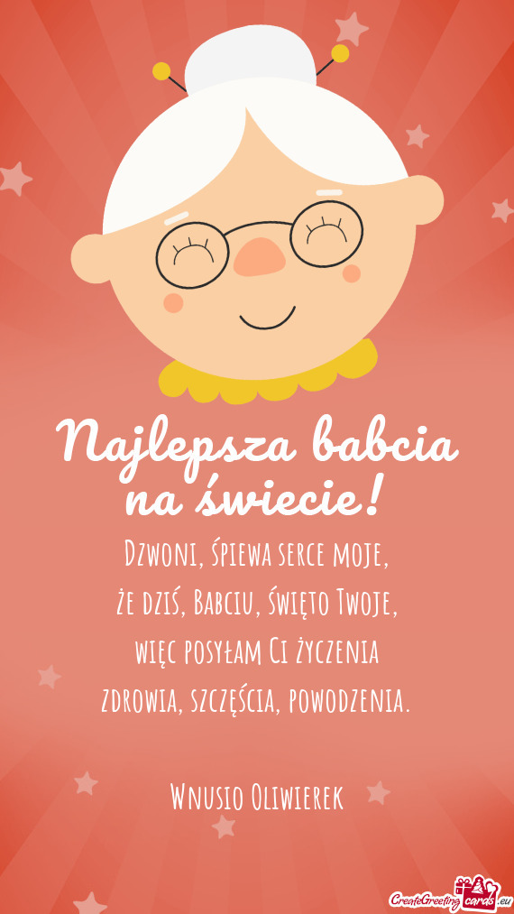 Powodzenia. Wnusio
