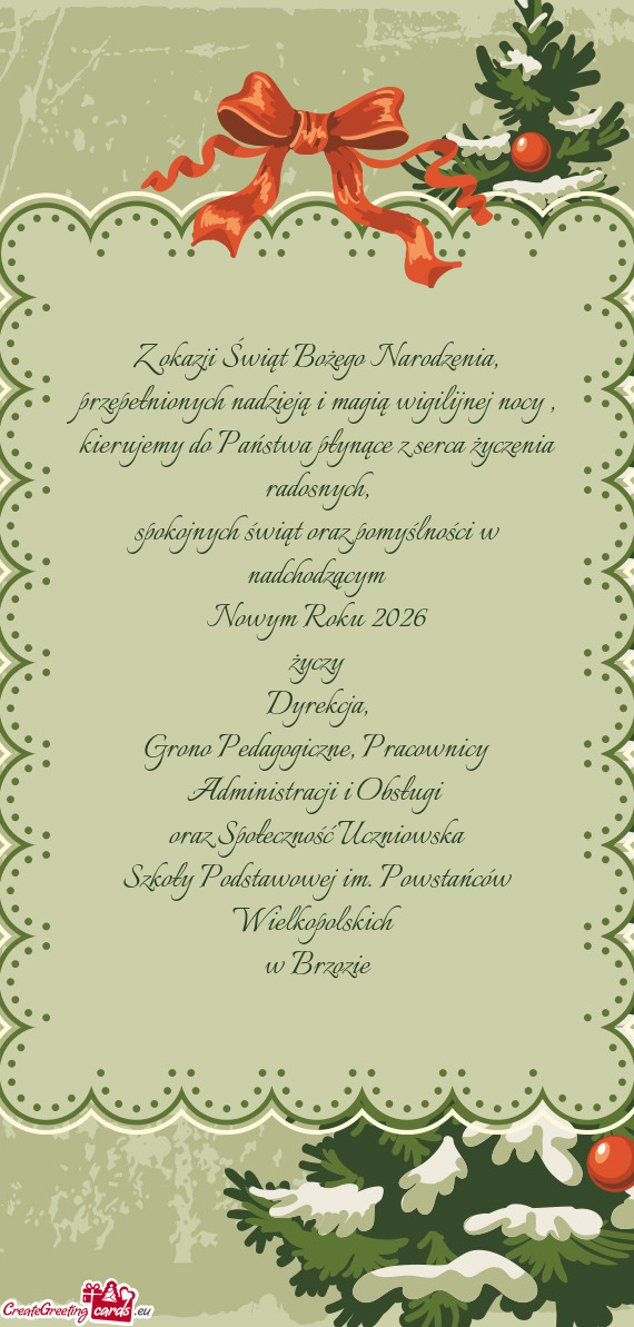 Powstańców Wielkopolskich w Brzozie