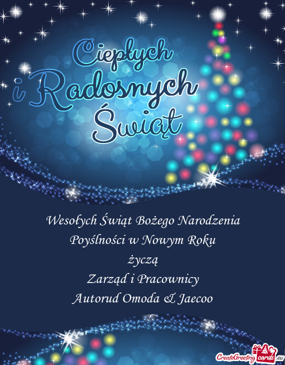 Poyślności w Nowym Roku