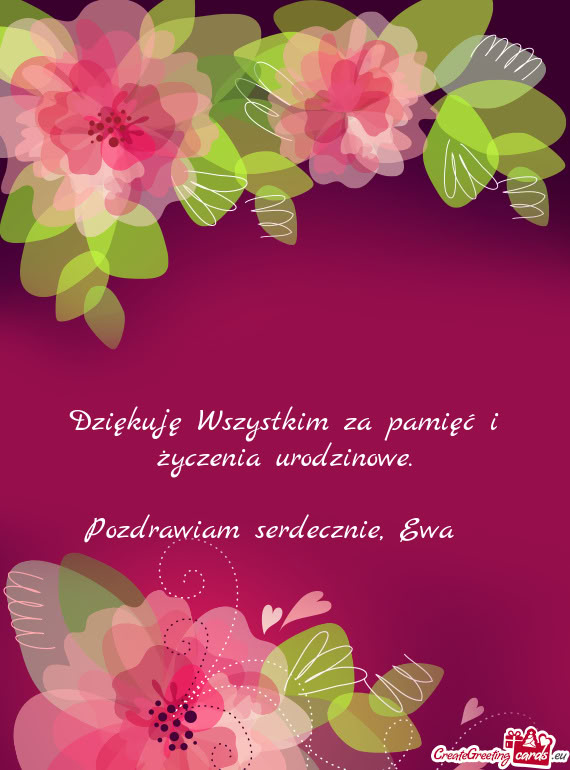 Pozdrawiam serdecznie, Ewa❤️
