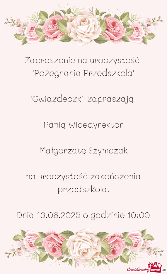 "Pożegnania Przedszkola"