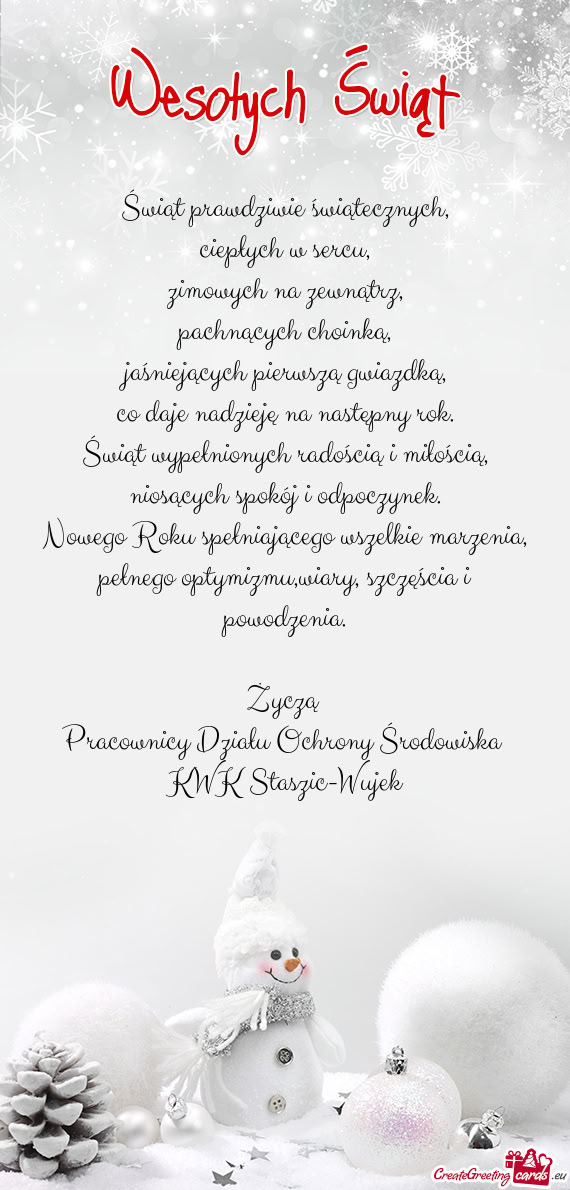 Pracownicy Działu Ochrony Środowiska