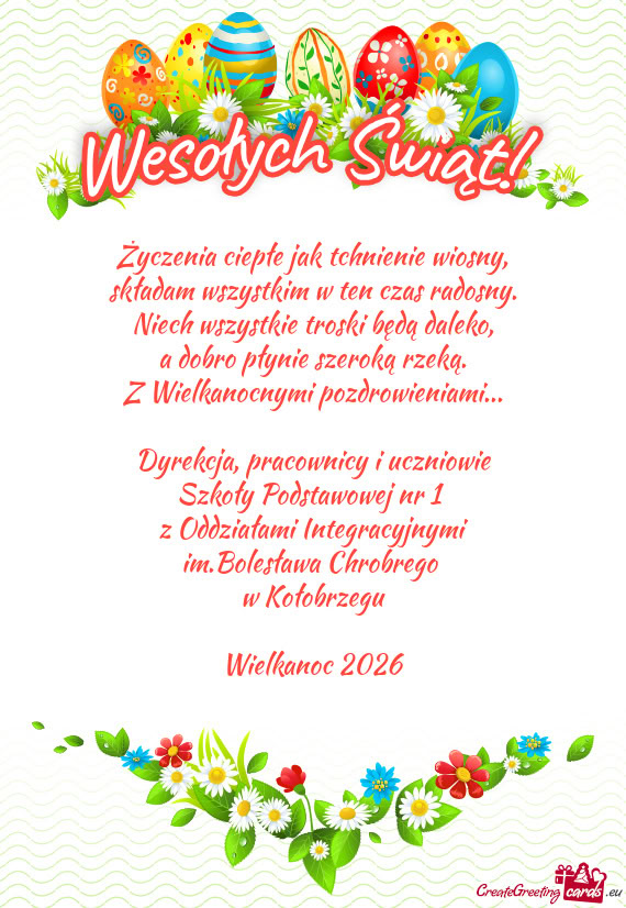 Pracownicy i uczniowie Szkoły Podstawowej nr 1 z Oddziałami Integracyjnymi im