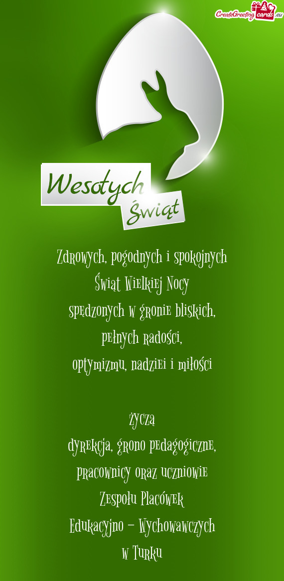 Pracownicy oraz uczniowie Zespołu Placówek Edukacyjno – Wychowawczych w Turku