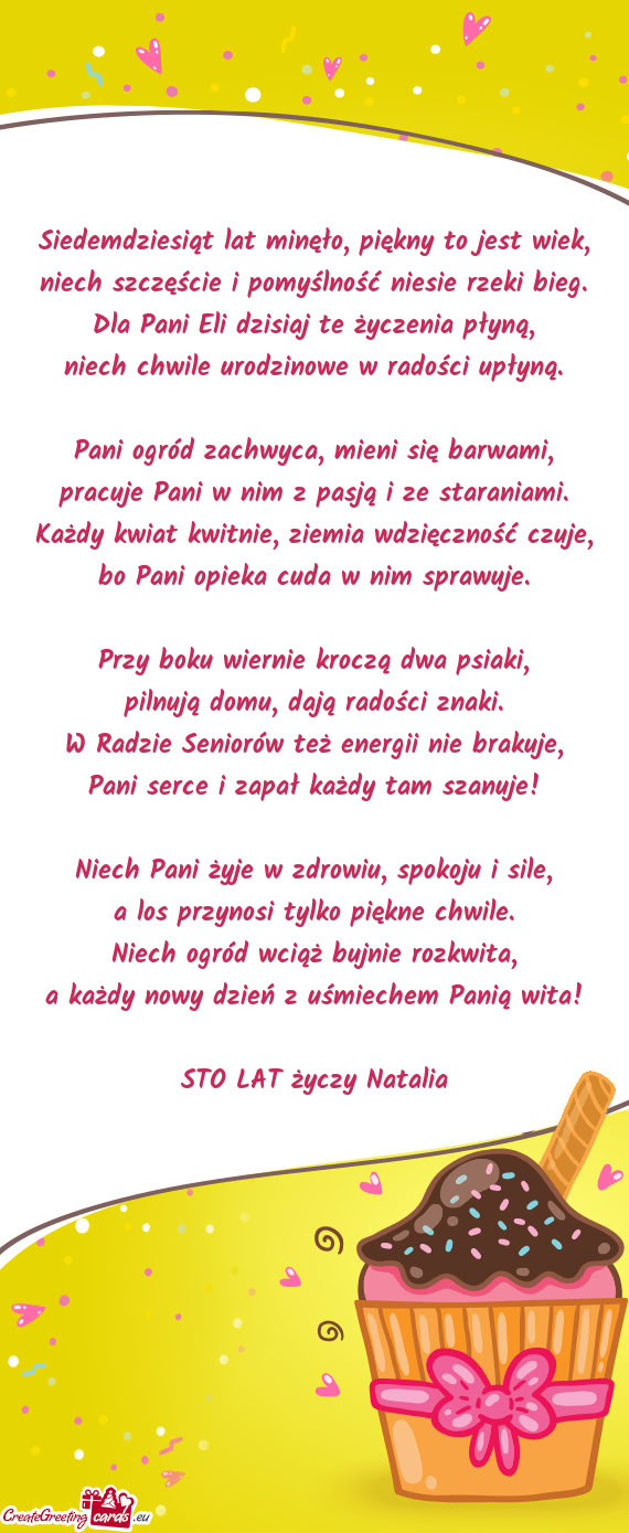 Pracuje Pani w nim z pasją i ze staraniami