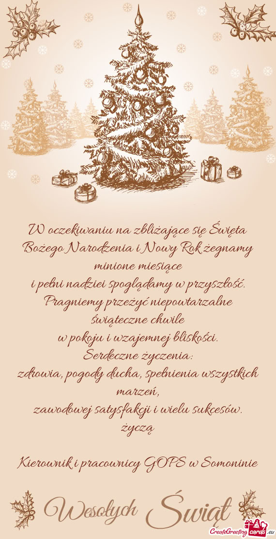 Pragniemy przeżyć niepowtarzalne świąteczne chwile