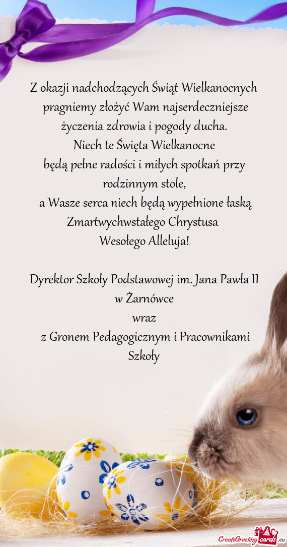 Pragniemy złożyć Wam najserdeczniejsze życzenia zdrowia i pogody ducha