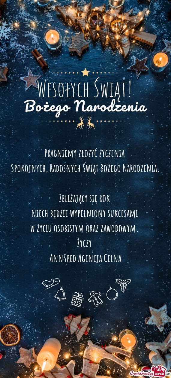 Pragniemy złożyć życzenia   Spokojnych, Radosnych Świąt Bożego