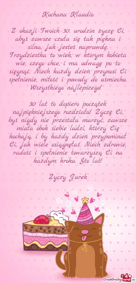 Prawdę. Trzydziestka to wiek, w którym kobieta wie, czego chce, i ma odwagę po to sięgnąć. Nie