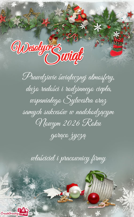 Prawdziwie świątecznej atmosfery