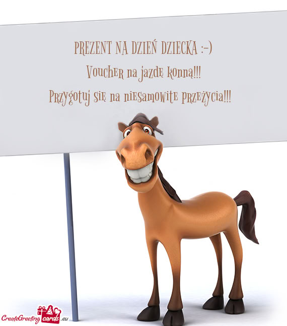 PREZENT NA DZIEŃ DZIECKA :-)
